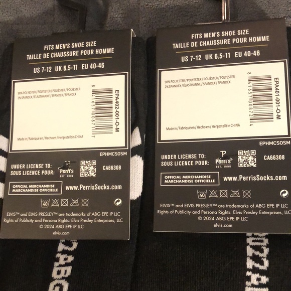 ELVIS PRESLEY LOW CUT SOCKS - Picture 6 of 6